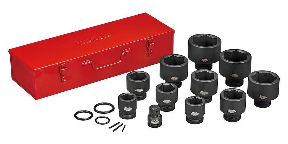 17-elementowy zestaw nasadek udarowych 6-kątnych 1"Teng Tools 9117 1