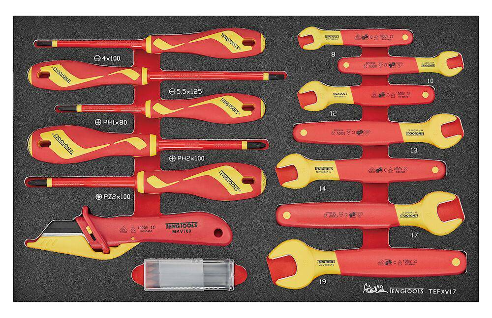 Zestaw narzędzi VDE 1000V Teng Tools TEFXV17 1