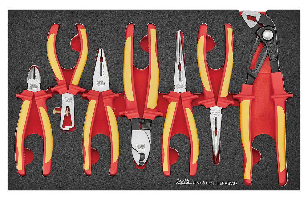 Zestaw szczypiec VDE 1000V Teng Tools TEFMBV07 1