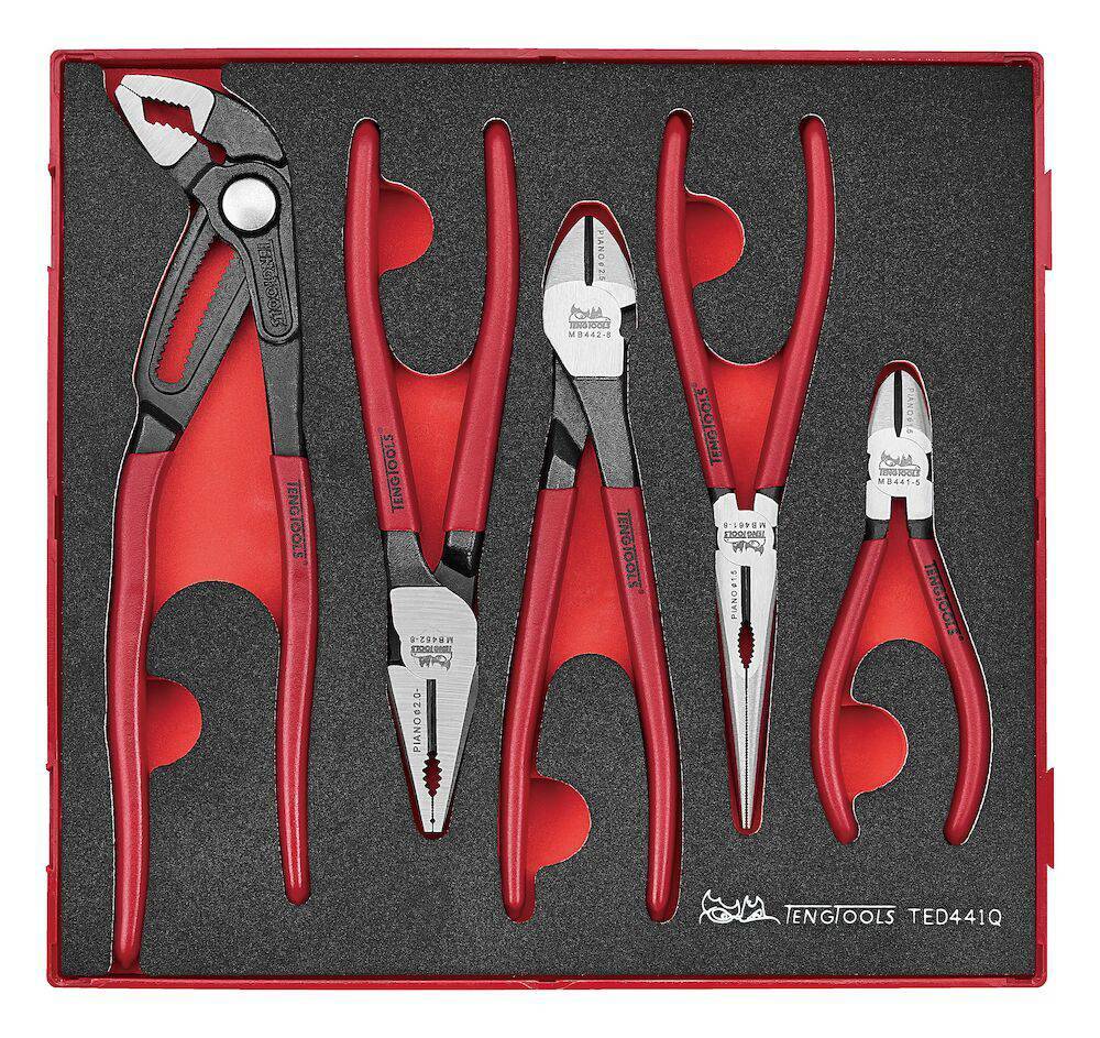 Zestaw szczypiec Teng Tools TED441Q 1