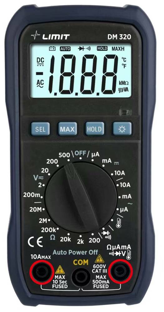 Multimetr Limt DM 320 1