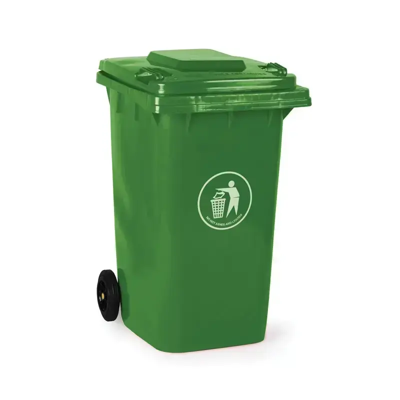 Pojemnik na odpady 240L ZIELONY szkło 1