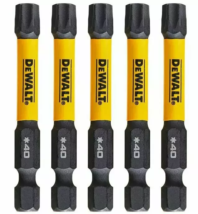Zestaw 5 szt. końcówek udarowych TX25/57mm, EXTREME Impact Torsion DeWALT DT7396T 1