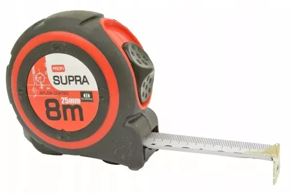 Miara zwijana 8m/25mm SUPRA 1