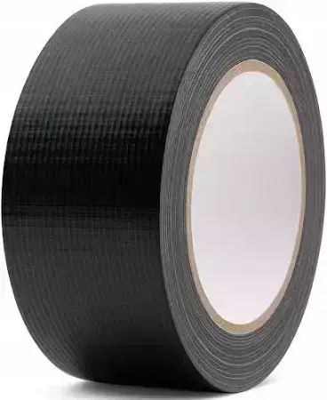 Taśma do otulin DUCT, 50m x 48mm x 0,17mm, czarna, UNIPAK 1