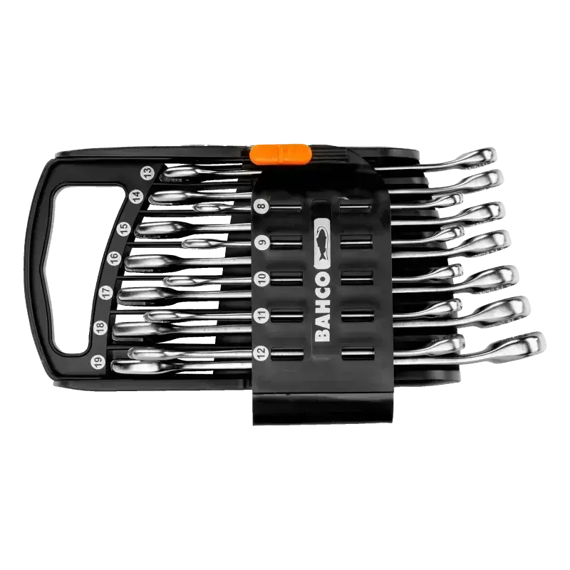Zestaw 12 szt. 8-19mm kluczy płasko-oczkowych odsadzonych 111M/SH12 BAHCO 1