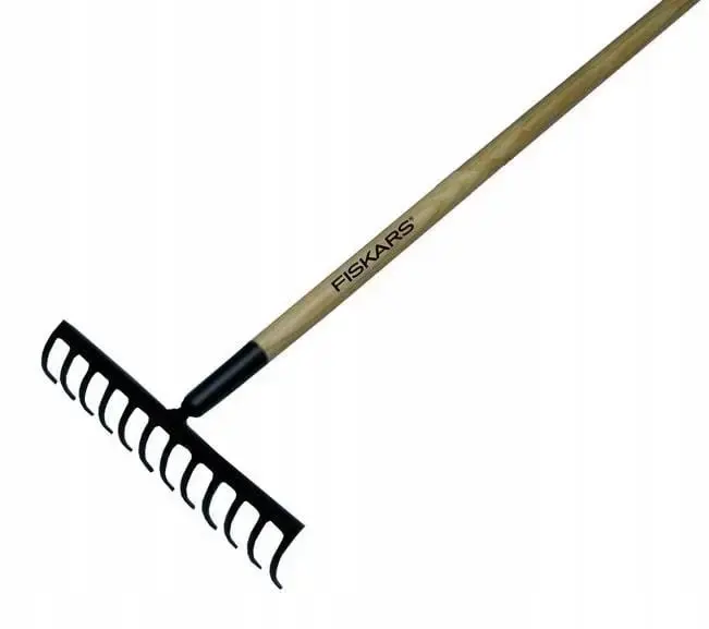 Grabie SOLID 12-zębne trzon drewniany FISKARS  1