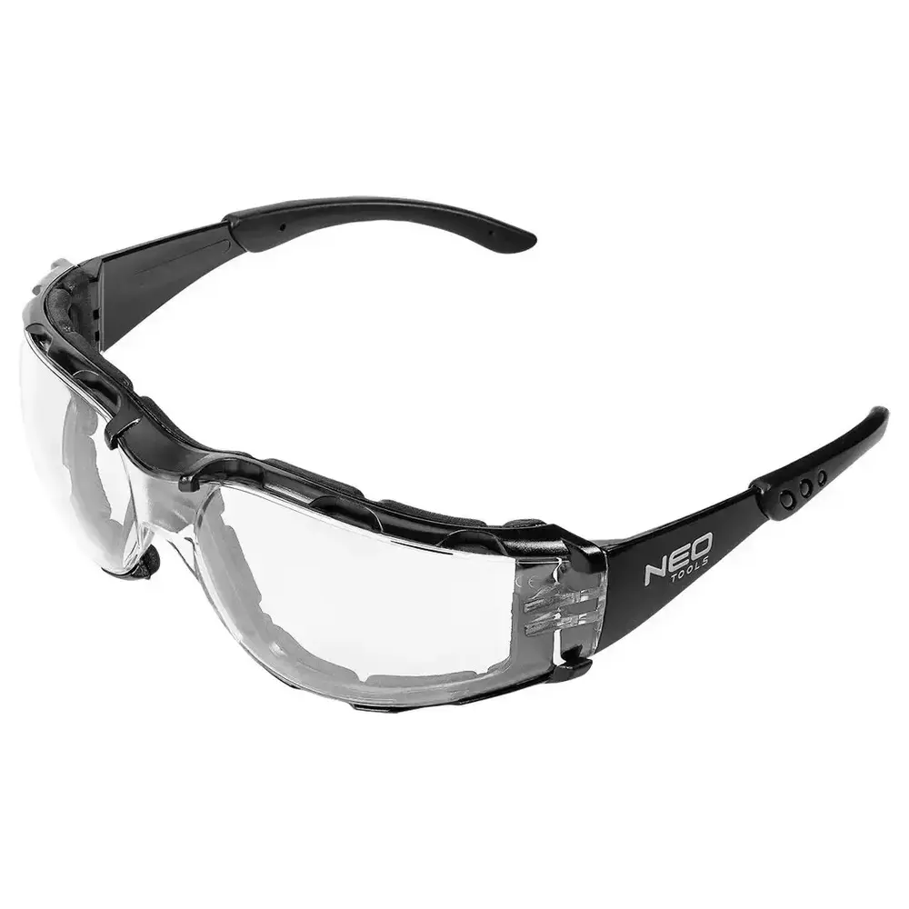 Okulary ochronne z wkładką piankową białe soczewki 97-520 NEO TOOLS 1