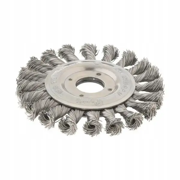 Szczotka druciana tarczowa splatana stalowa ø125x0,5x13mm otwór 22,2mm OSBORN 1