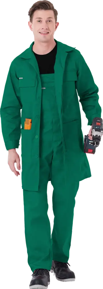 Fartuch ochronny MASTER męski ZIELONY M 1