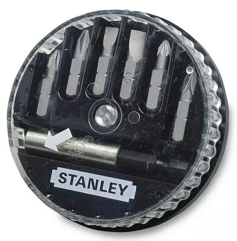 Zestaw 7 szt. końcówek wkrętakowych 1/4" STANLEY 1