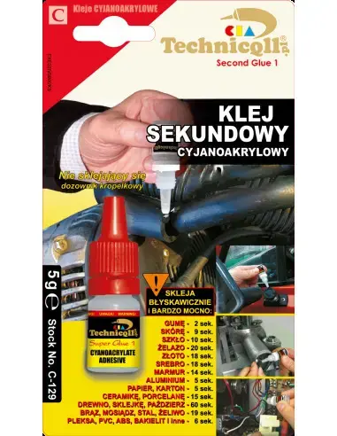Klej sekundowy 5g C-129 1
