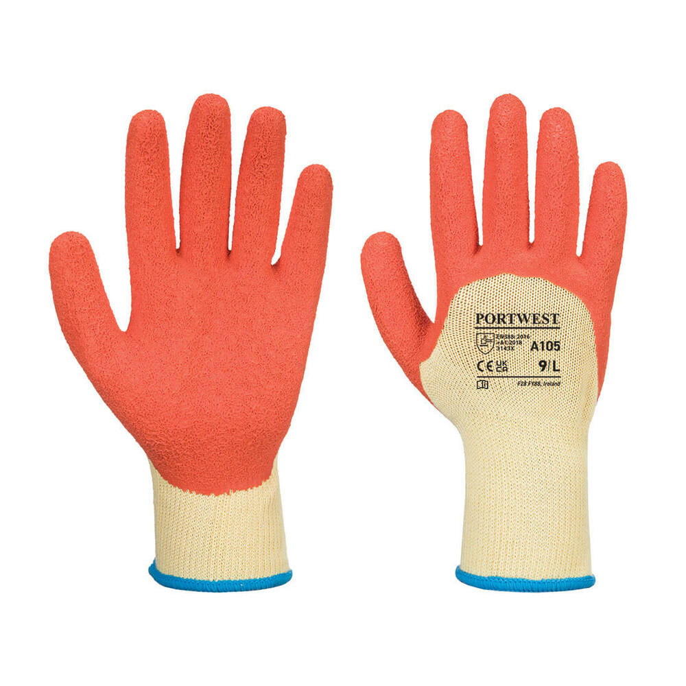 Rekawica Grip XTra, kolor żółty/pomarańcz, rozmiar XXL 1