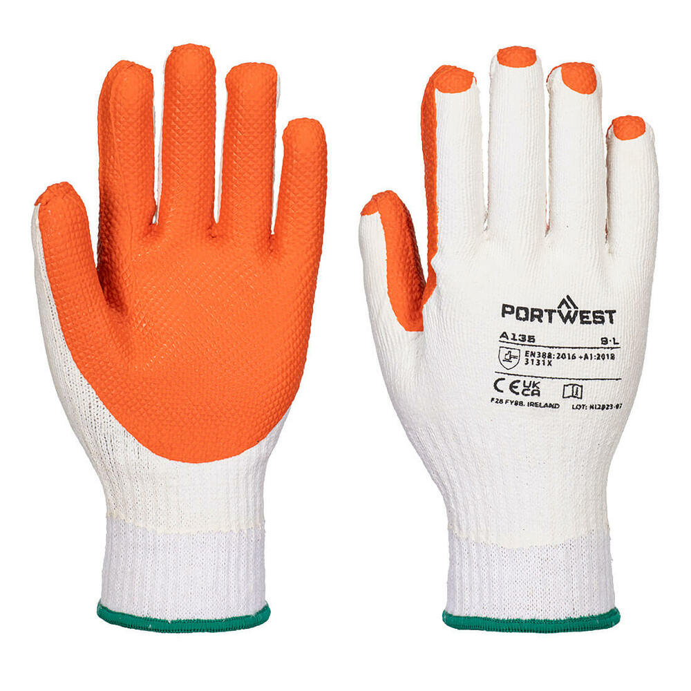 Rekawica Tough Grip, kolor żółty/pomarańcz, rozmiar L 1