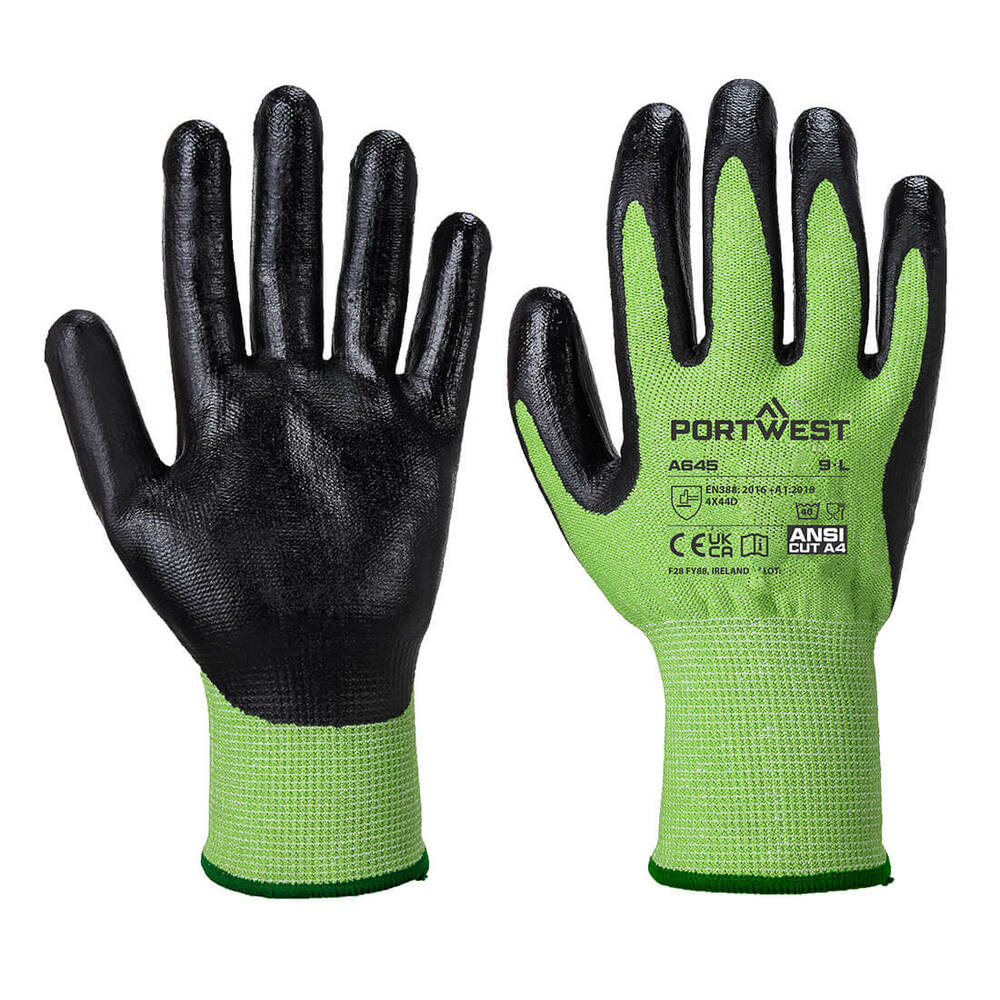 Green Cut - pianka nitrylowa, kolor zielony/czarny, rozmiar XL 1
