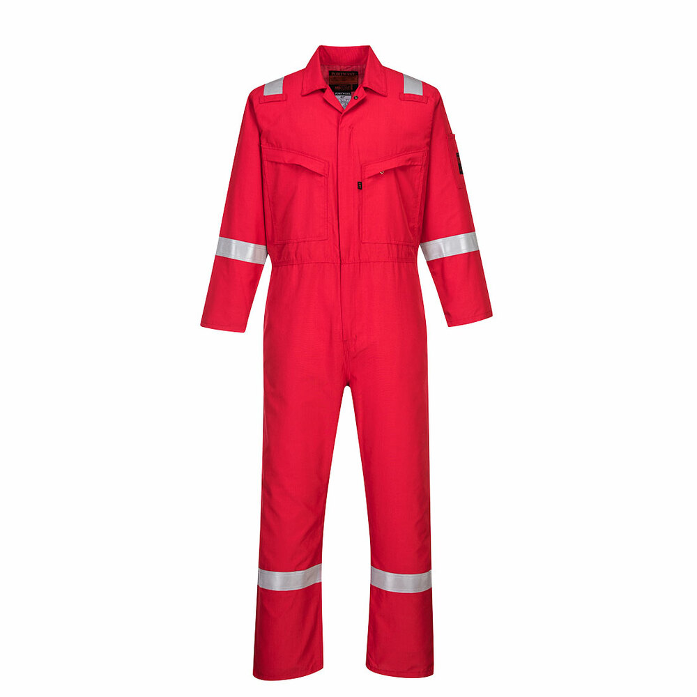 Kombinezon Araflame Silver, kolor czerwony, rozmiar 48 1