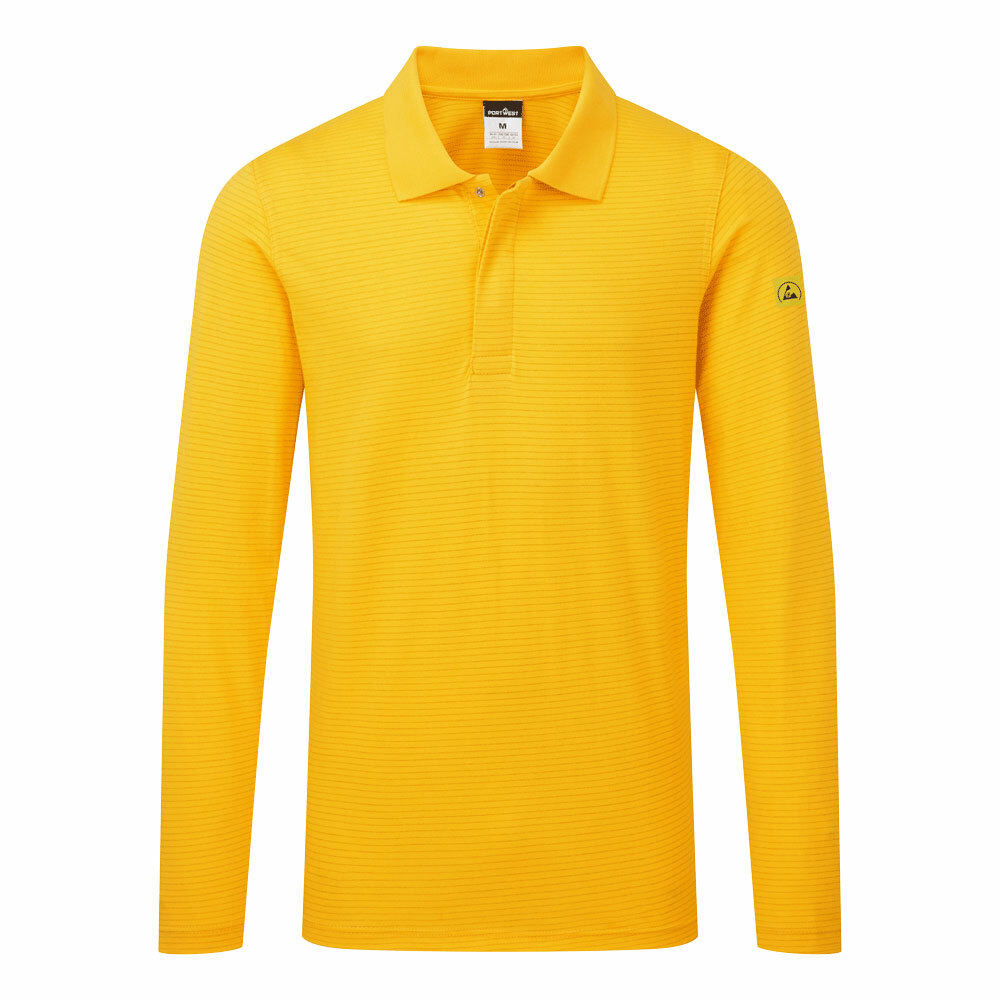 Anti-Static ESD Polo Shirt L/S, rozmiar S 1