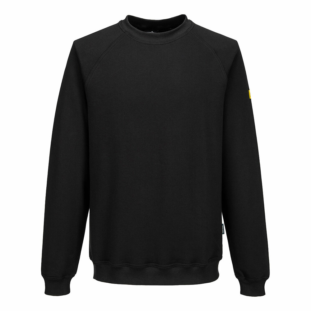 Bluza antystatyczna ESD, kolor czarny, rozmiar XS 1