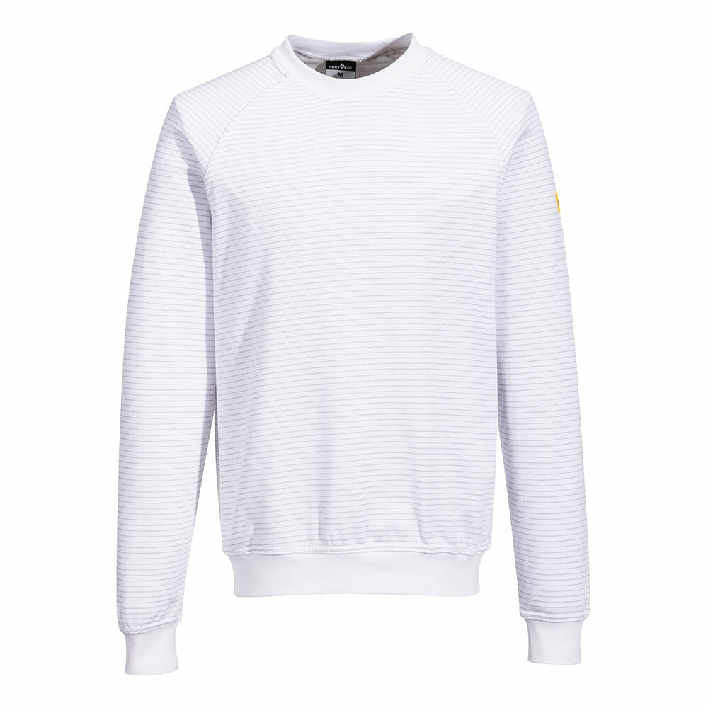 Bluza antystatyczna ESD, kolor biały, rozmiar XS 1