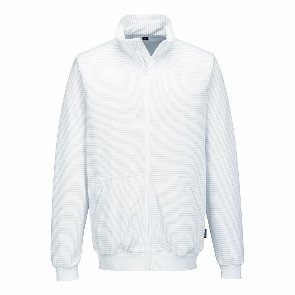 Bluza antystatyczna ESD, kolor biały, rozmiar XS 1