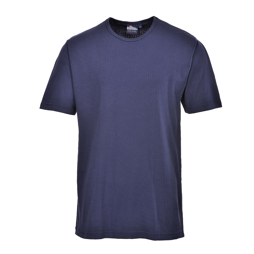T-shirt z krótkimi rękawami, kolor granatowy, rozmiar XXL 1