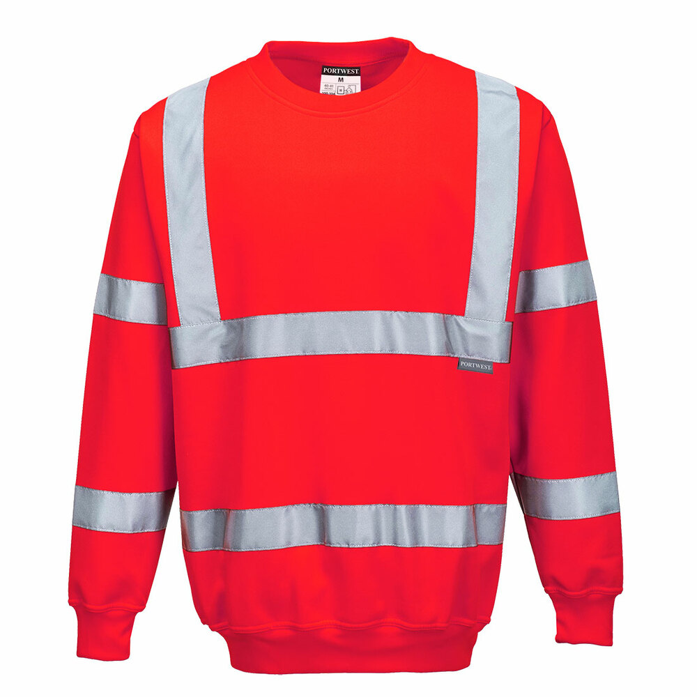 Bluza ostrzegawcza, kolor czerwony, rozmiar S 1