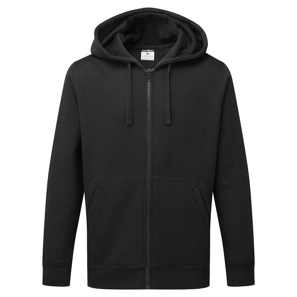 Bluza z kapturem zapinana na zamek, kolor czarny, rozmiar L 1