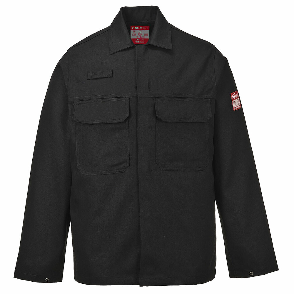 Bluza trudnopalna Bizweld, kolor czarny, rozmiar M 1