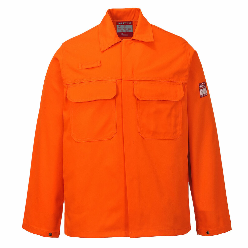 Bluza trudnopalna Bizweld, kolor pomarańczowy, rozmiar M 1