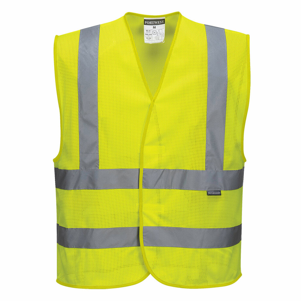 Kamizelka ostrzegawcza siatkowa żółta rozmiar L/XL Portwest C370YERL/XL 1