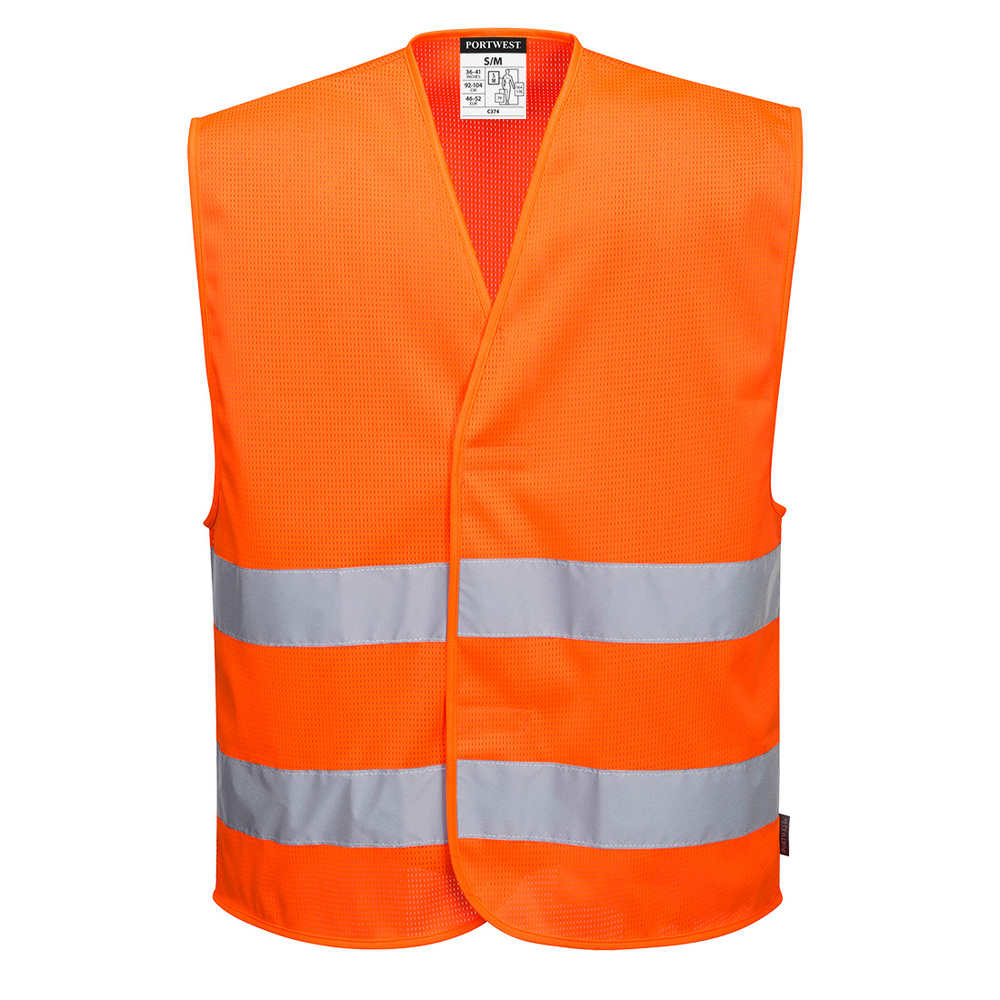 Kamizelka ostrzegawcza siatkowa pomarańczowa rozmiar 4XL/5XL Portwest C374ORR4X/5X 1