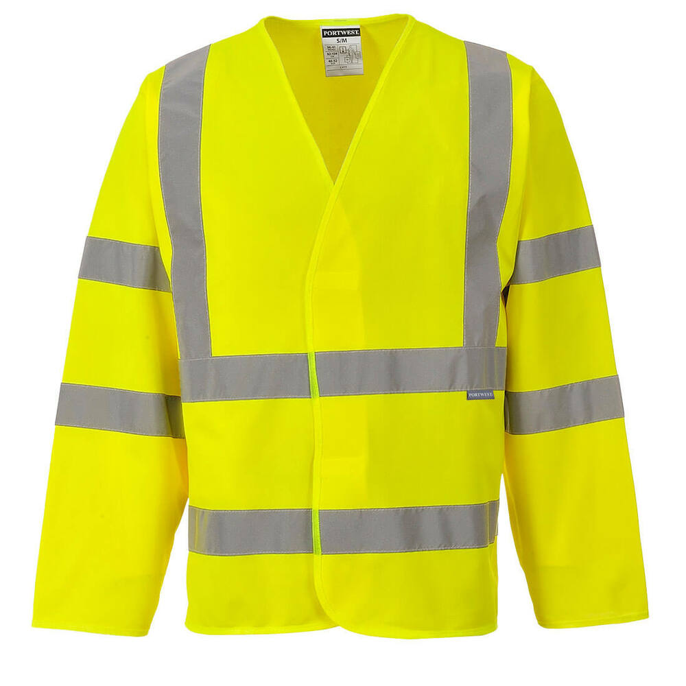 Kamizelka ostrzegawcza z długimi rękawami żółta rozmiar XXL/3XL Portwest C473YERXX/3X 1