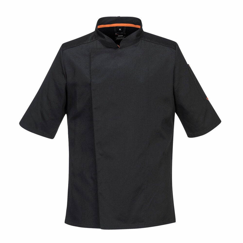 Bluza szefa kuchni MeshAir Pro S/S, kolor czarny, rozmiar XS 1
