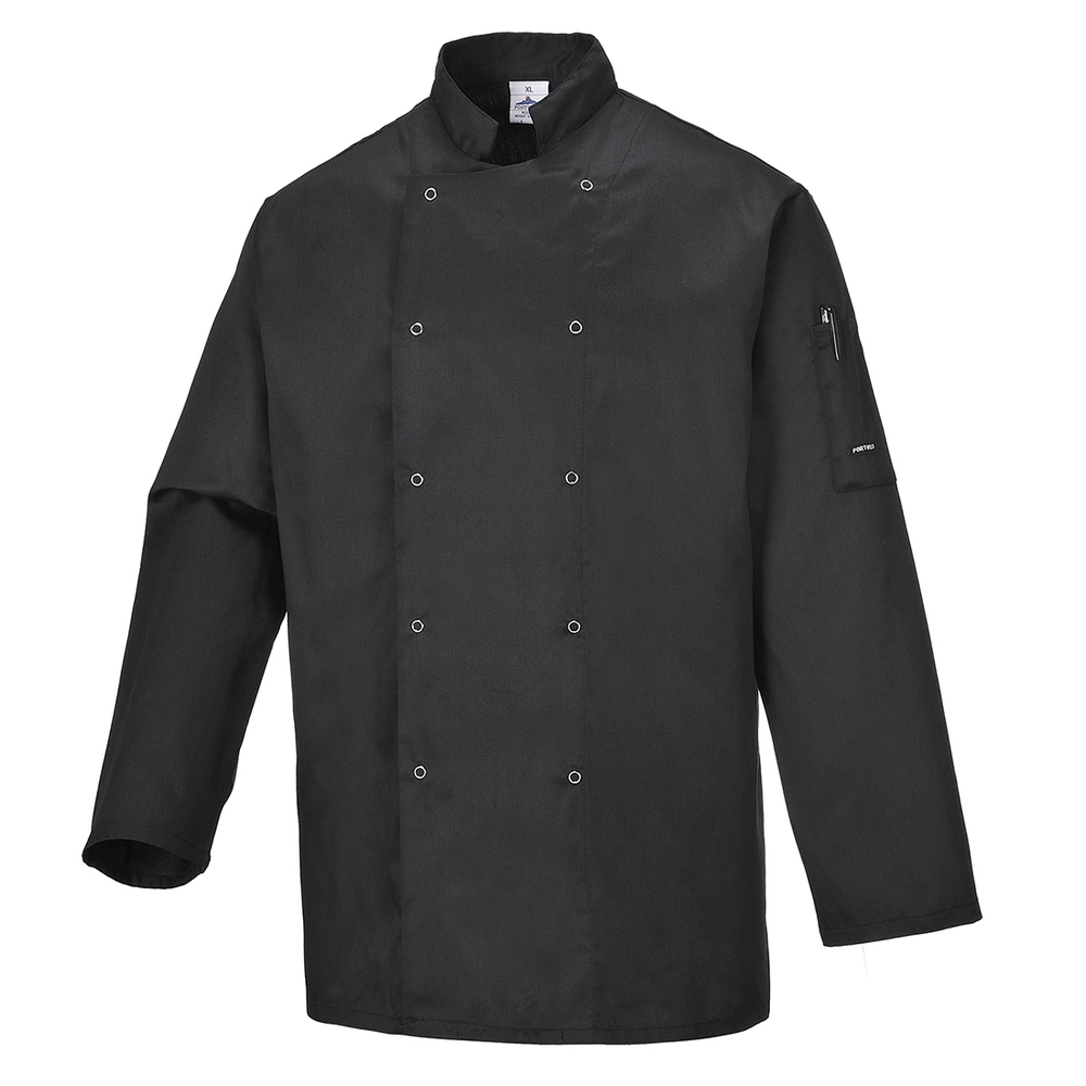 Bluza Szefa kuchni Suffolk, kolor czarny, rozmiar M 1