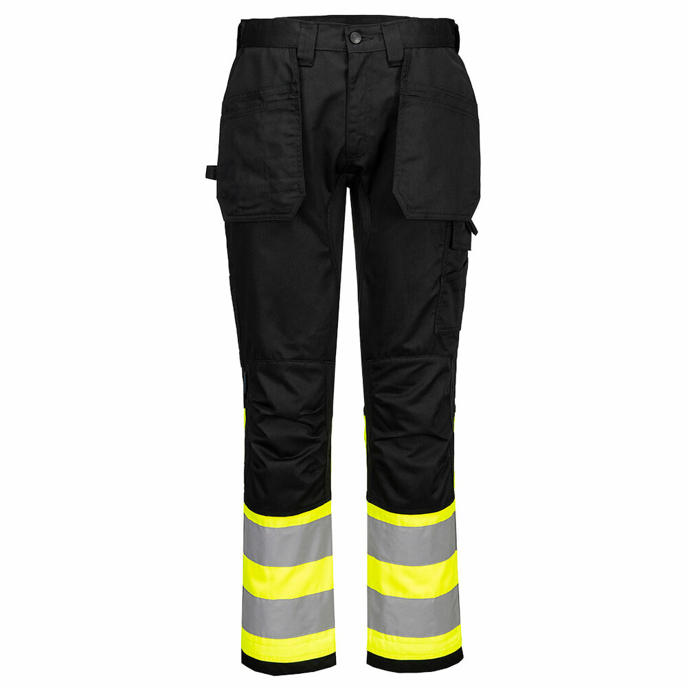 WX2 Eco Hi-Vis Holster Trouser Class 1, kolor żółty/czarny, rozmiar 28 1