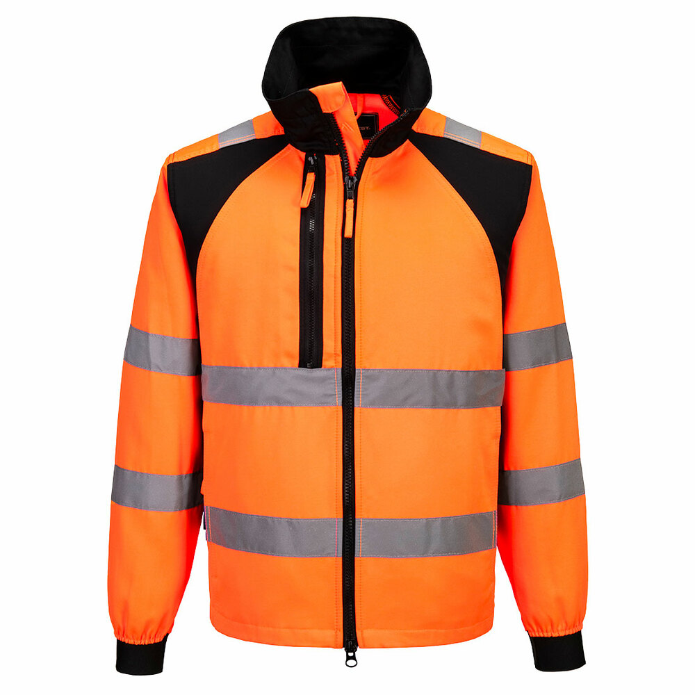 Ostrzegawcza bluza robocza WX2 Eco, kolor pomarańczowy/czarny, rozmiar XXXL 1