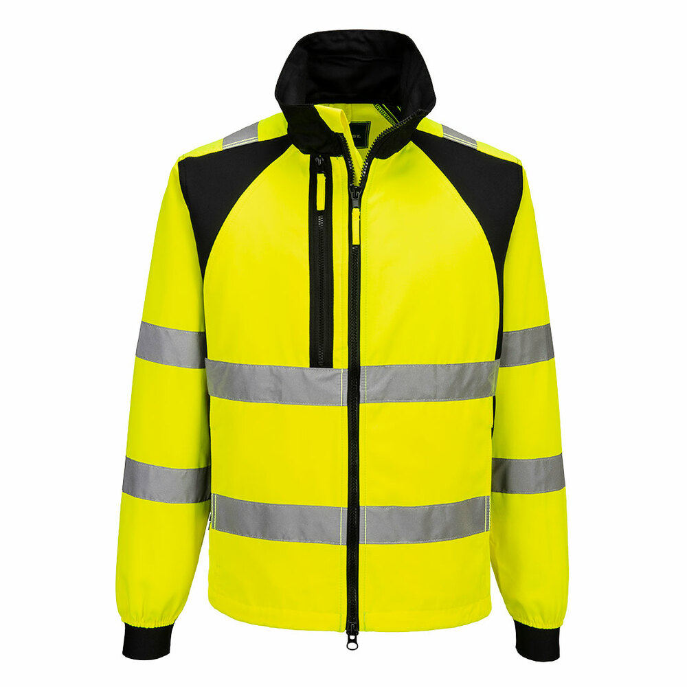 Ostrzegawcza bluza robocza WX2 Eco, kolor żółty/czarny, rozmiar XL 1