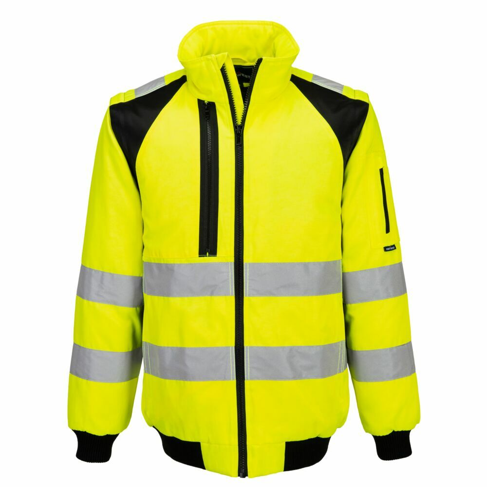 Kurtka pilotka ostrzegawcza WX2 3 w 1, kolor żółty/czarny, rozmiar XXL 1