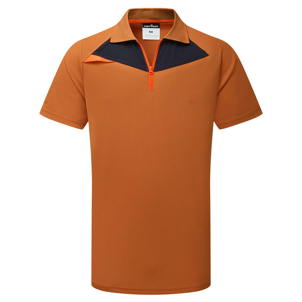 Koszulka Polo DX4, kolor rdzawy, rozmiar M 1