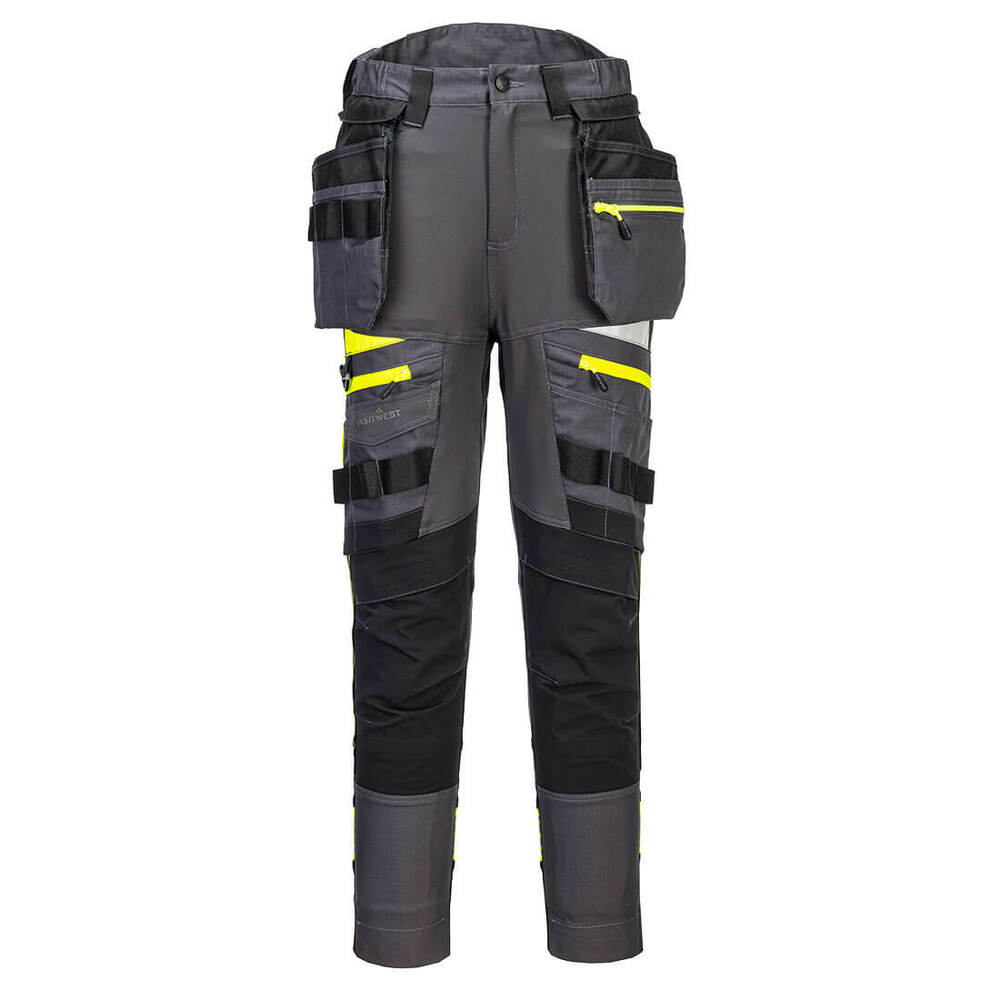 Damskie spodnie robocze DX4 z kaburami, kolor szary, rozmiar 34 1