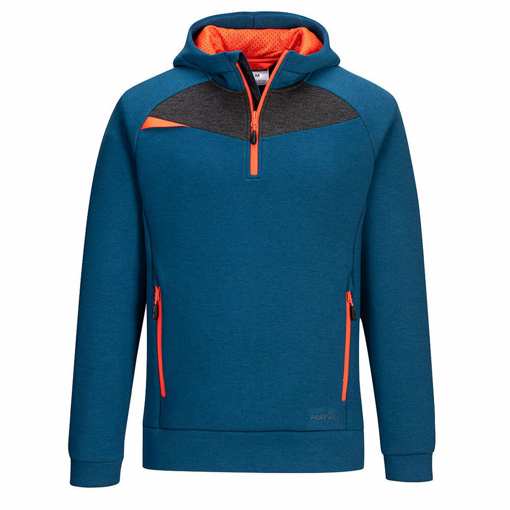 Bluza DX4 z zamkiem 1/4, kolor niebieski, rozmiar XL 1