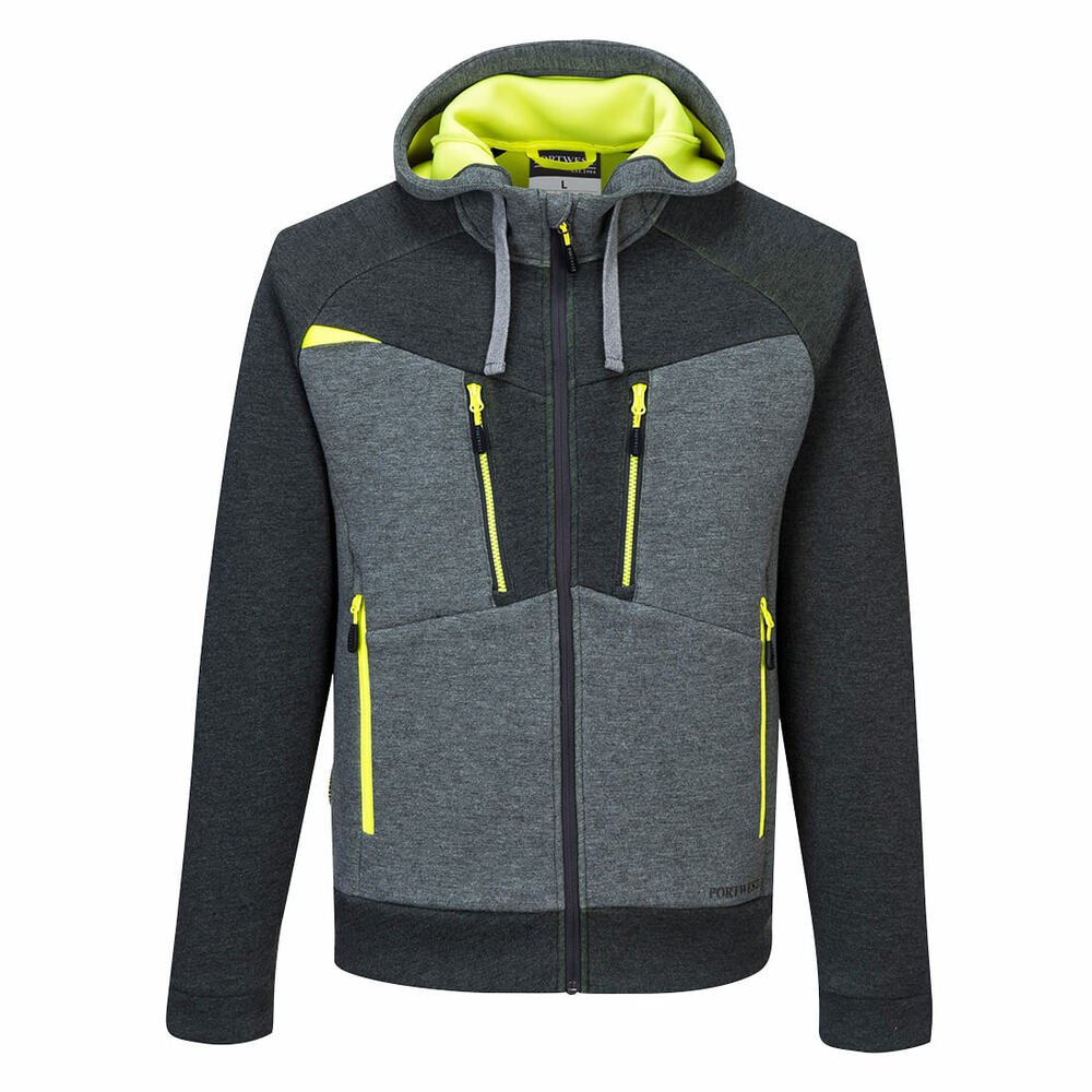Bluza z kapturem DX4, kolor szary, rozmiar XXXL 1