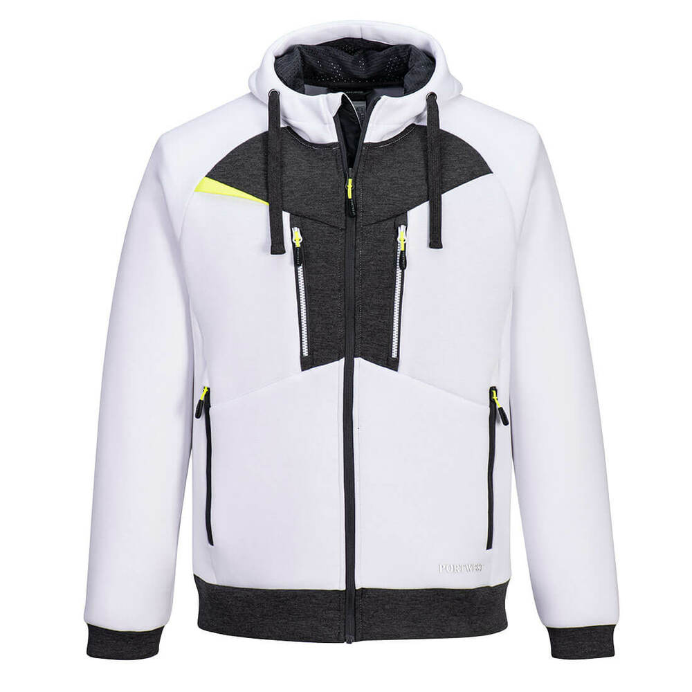 Bluza z kapturem DX4, kolor biały, rozmiar XL 1