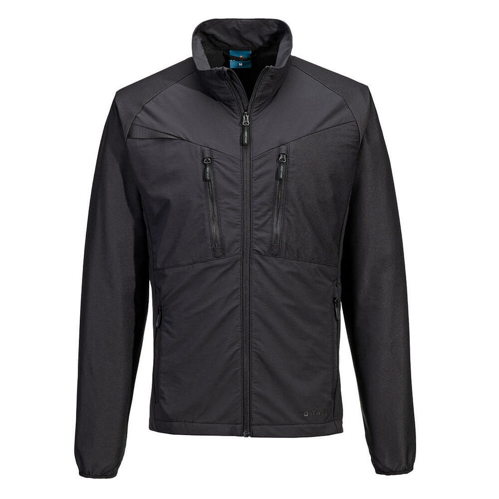 Bluza DX4 zapinana na zamek, kolor cały czarny, rozmiar S 1