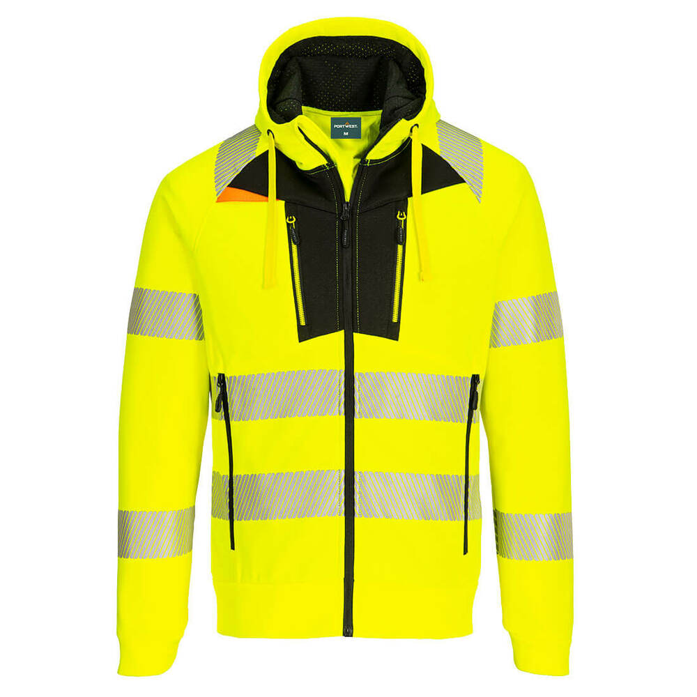 Bluza ostrzegawcza PW3 z kapturem, kolor żółty/czarny, rozmiar M 1