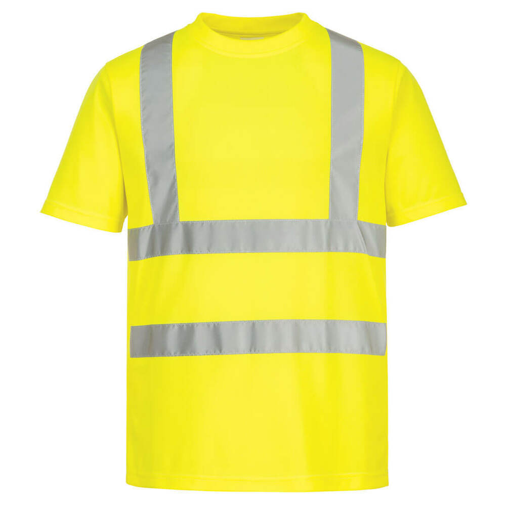 T-Shirt ostrzegawczy Eco (6 sztuk), kolor żółty, rozmiar 4XL 1