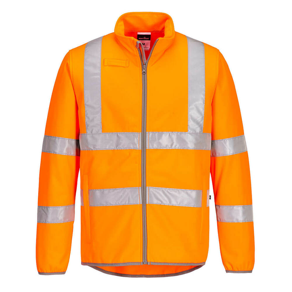 Softshell ostrzegawczy ECO 2L, kolor pomarańczowy, rozmiar M 1