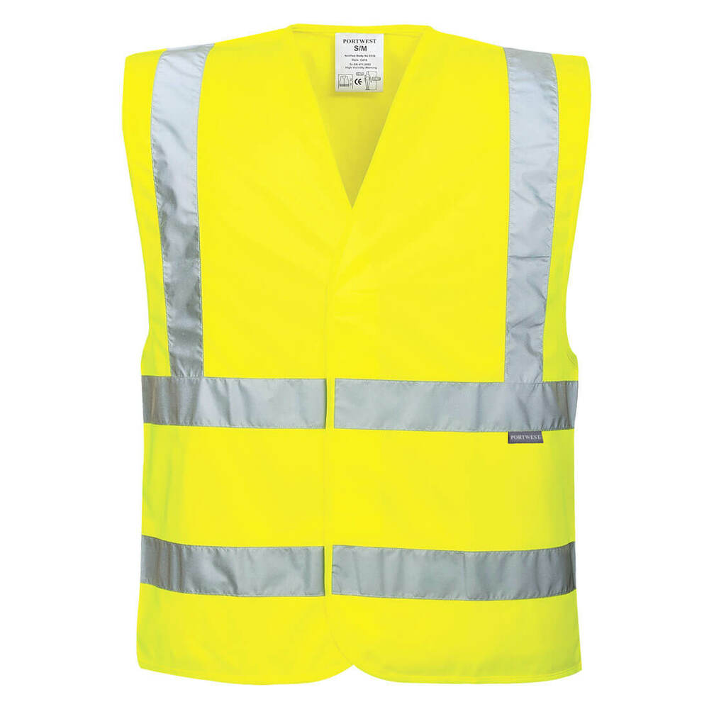 Kamizelka ostrzegawcza Eco pakiet 10szt. żółta rozmiar XXL/3XL Portwest EC76YERXX/3X 1