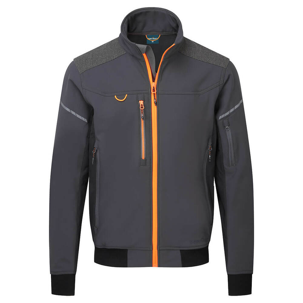 Kurtka Softshell EV4 Bomber (3L), kolor szary, rozmiar XXL 1