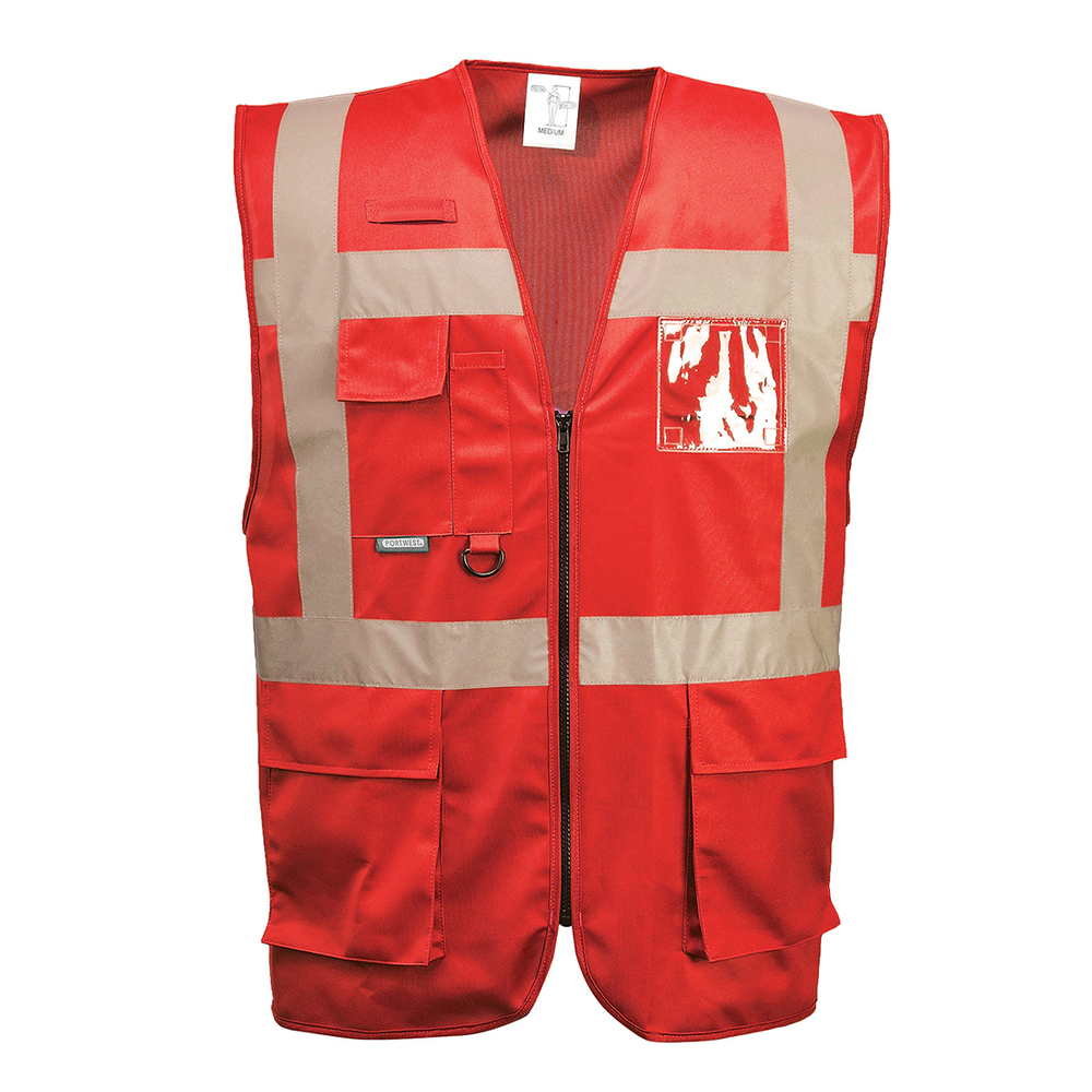 Kamizelka Iona Executive, kolor czerwony, rozmiar XXXL 1